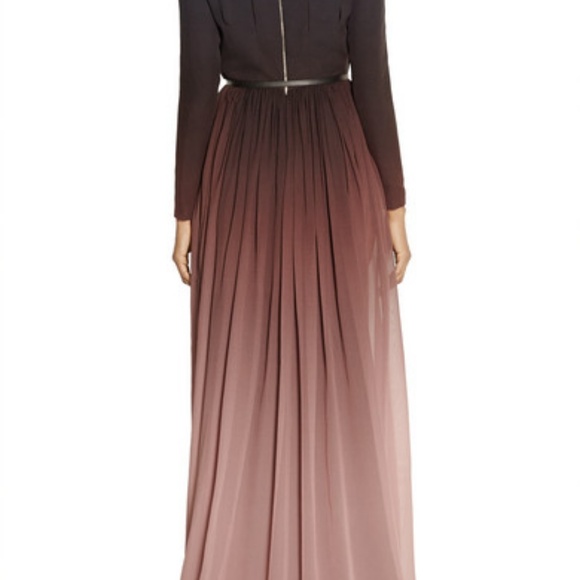 ISO Elie Saab Degrade Ombre Gradient Dress - Picture 3 of 3